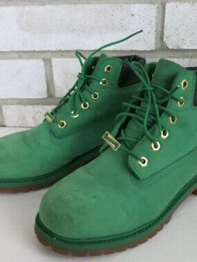 Timberland Nubuck Leather High Top Hiking Outdoor Footwear Kid's Child's Boots 3